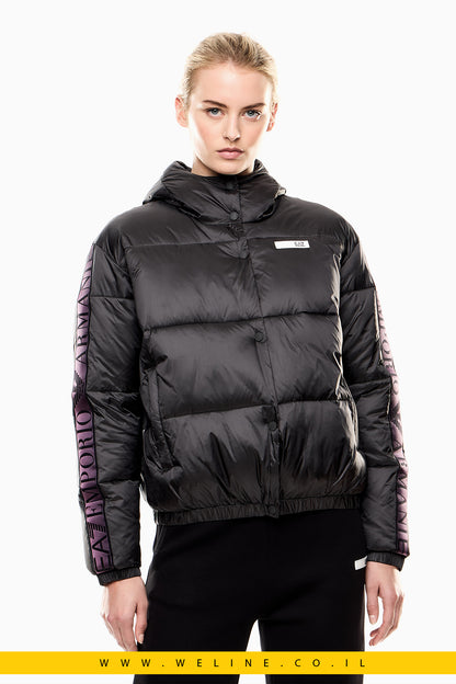 ג'קט קפוצ'ון Dynamic Athlete בטכנולוגיית Natural VENTUS7 – אפור | EA7