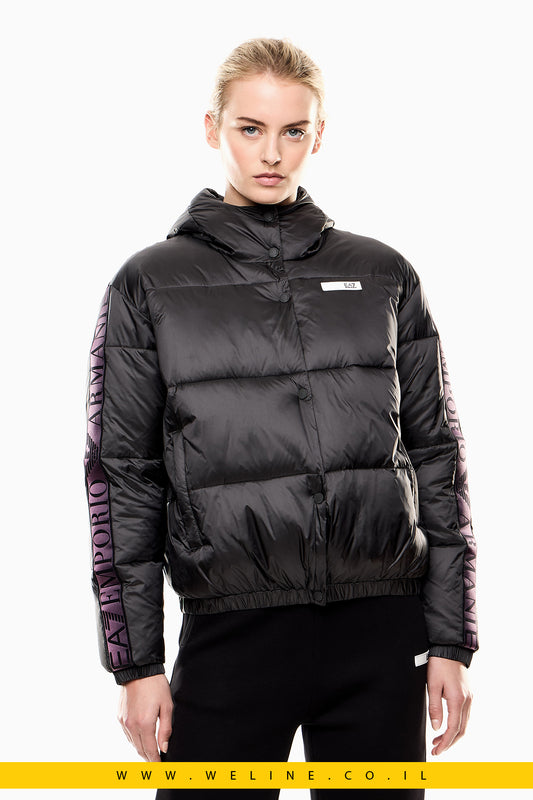 ג'קט קפוצ'ון Dynamic Athlete בטכנולוגיית Natural VENTUS7 – אפור | EA7