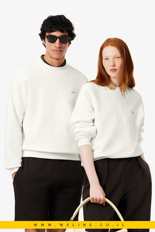 Unisex Loose Fit Heavy Fleece Sweatshirt – Lacoste