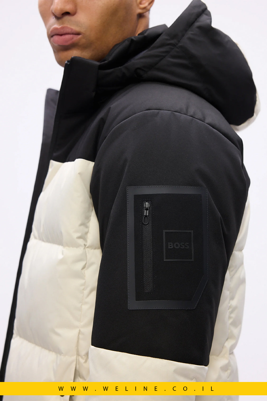 מעיל פוך לגברים – BOSS BLOCK Down Jacket