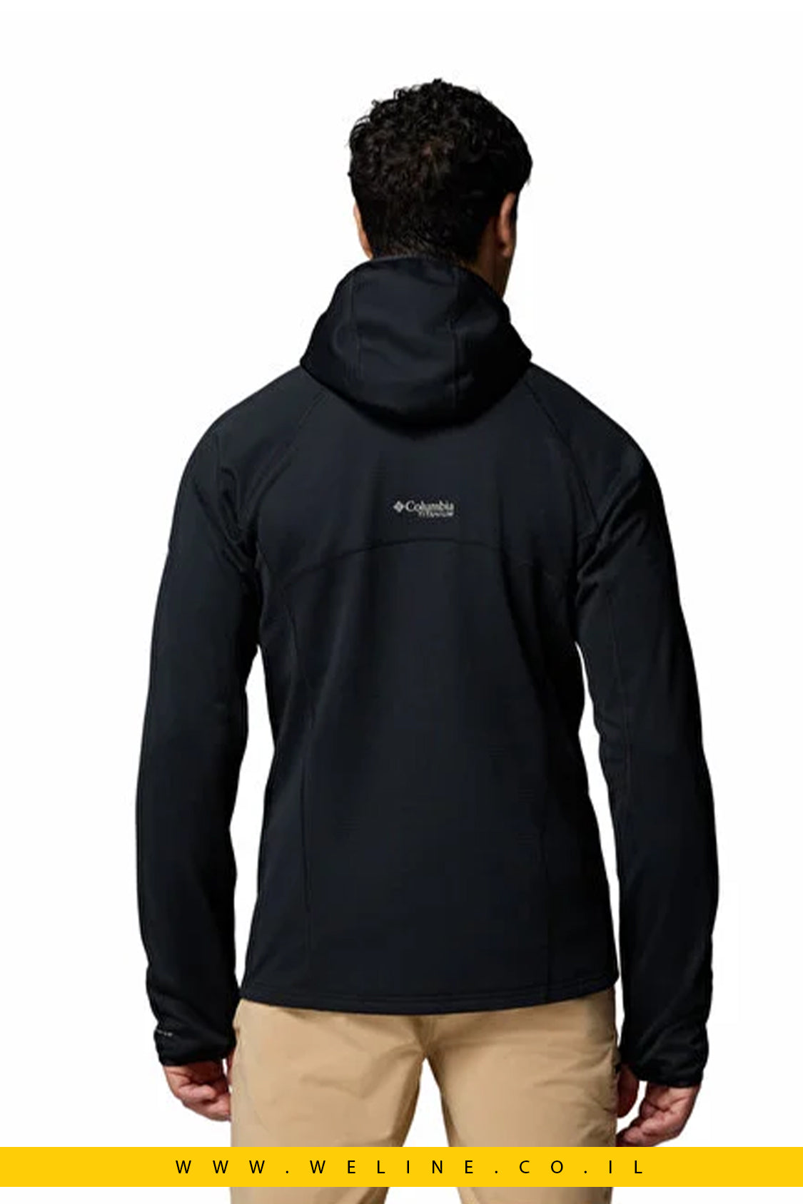 קפוצ’ון טכני שחור לגברים – Columbia Arctic Crest Bonded