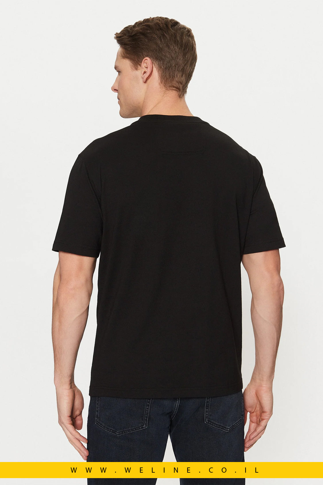 חולצת טי שחורה בגזרה רגילה – BOSS T-Shirt