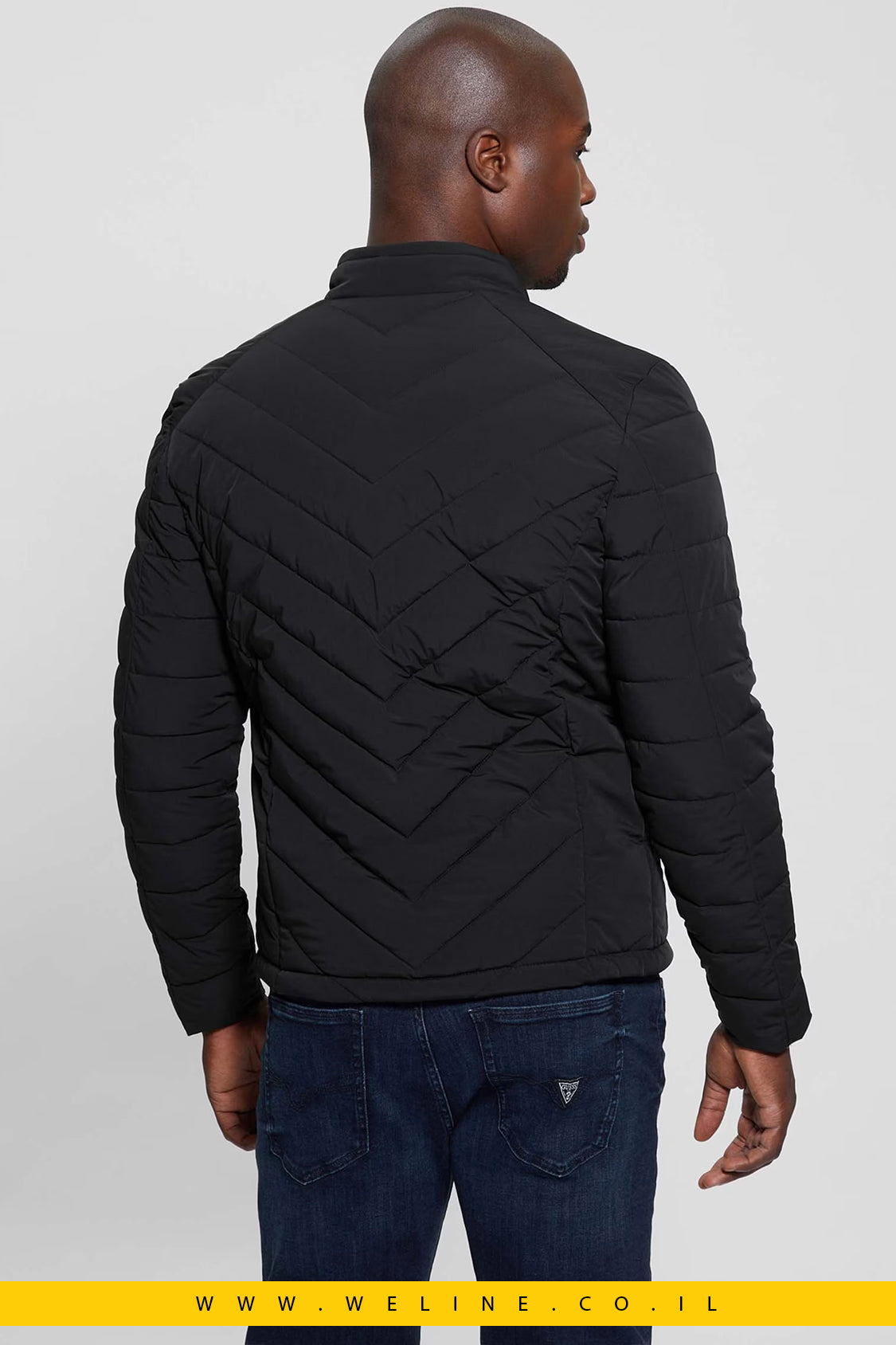 מעיל מרופד לגברים – Eco Stretch Nylon Padded Jacket