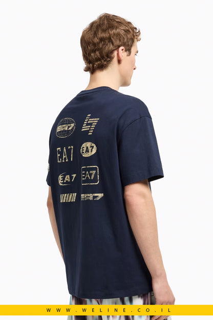 חולצת טי גרפית לנשים מבית EA7 Emporio Armani