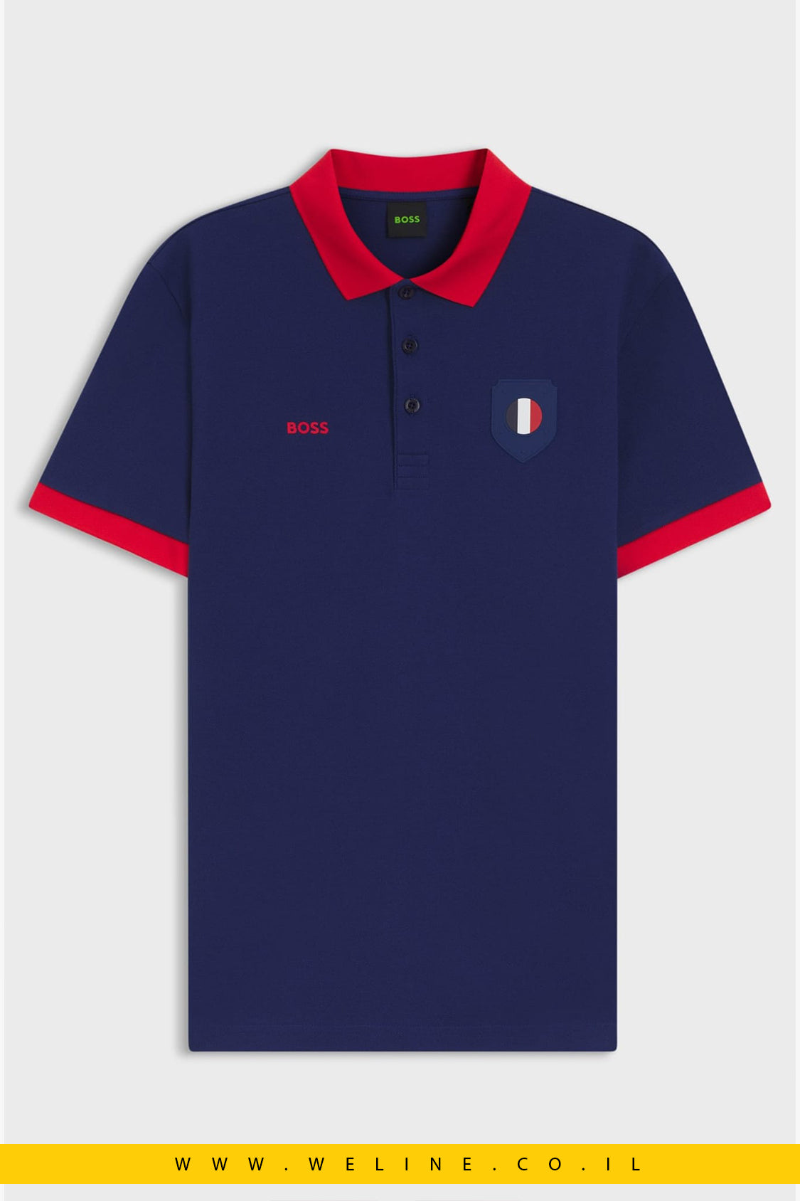 חולצת פולו גברים BOSS Paddy Polo Shirt France – Regular Fit