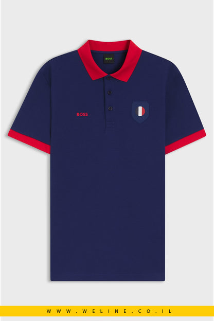 חולצת פולו גברים BOSS Paddy Polo Shirt France – Regular Fit