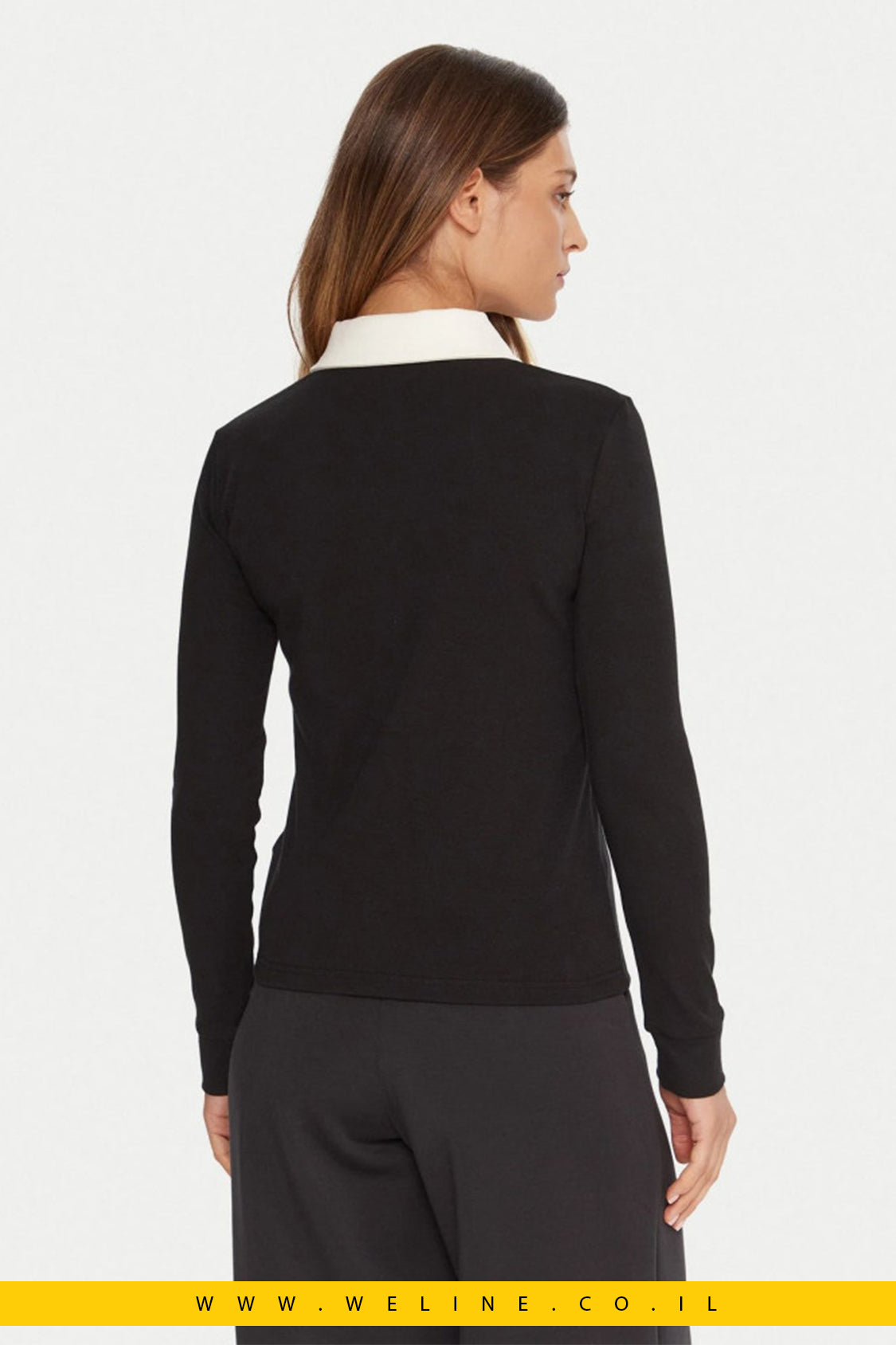 חולצת פולו נשים Guess Fabia – שחור