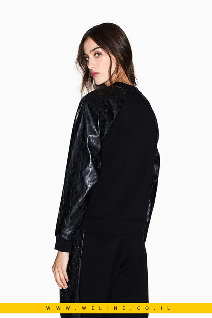 סווטשירט נשים עם לוגו מובלט – Armani Exchange