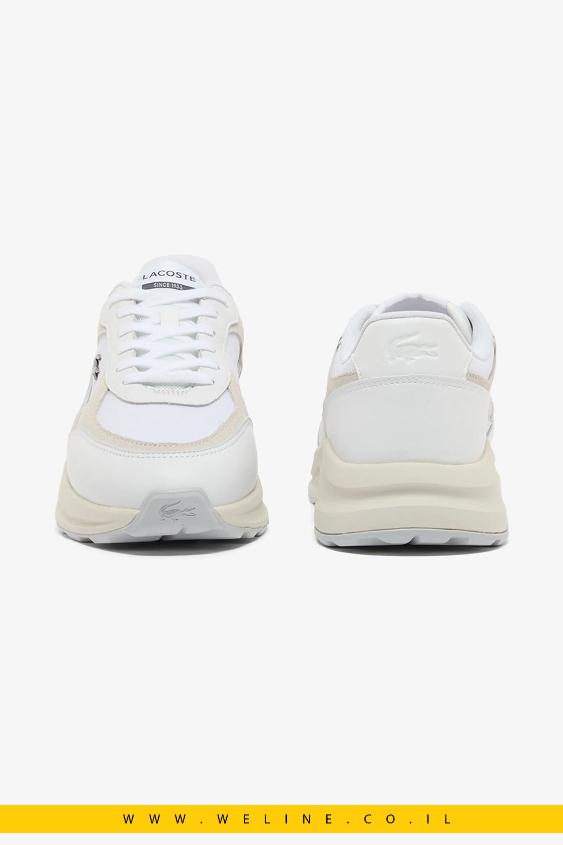 נעלי סניקרס גברים Lacoste Run Set – זמש