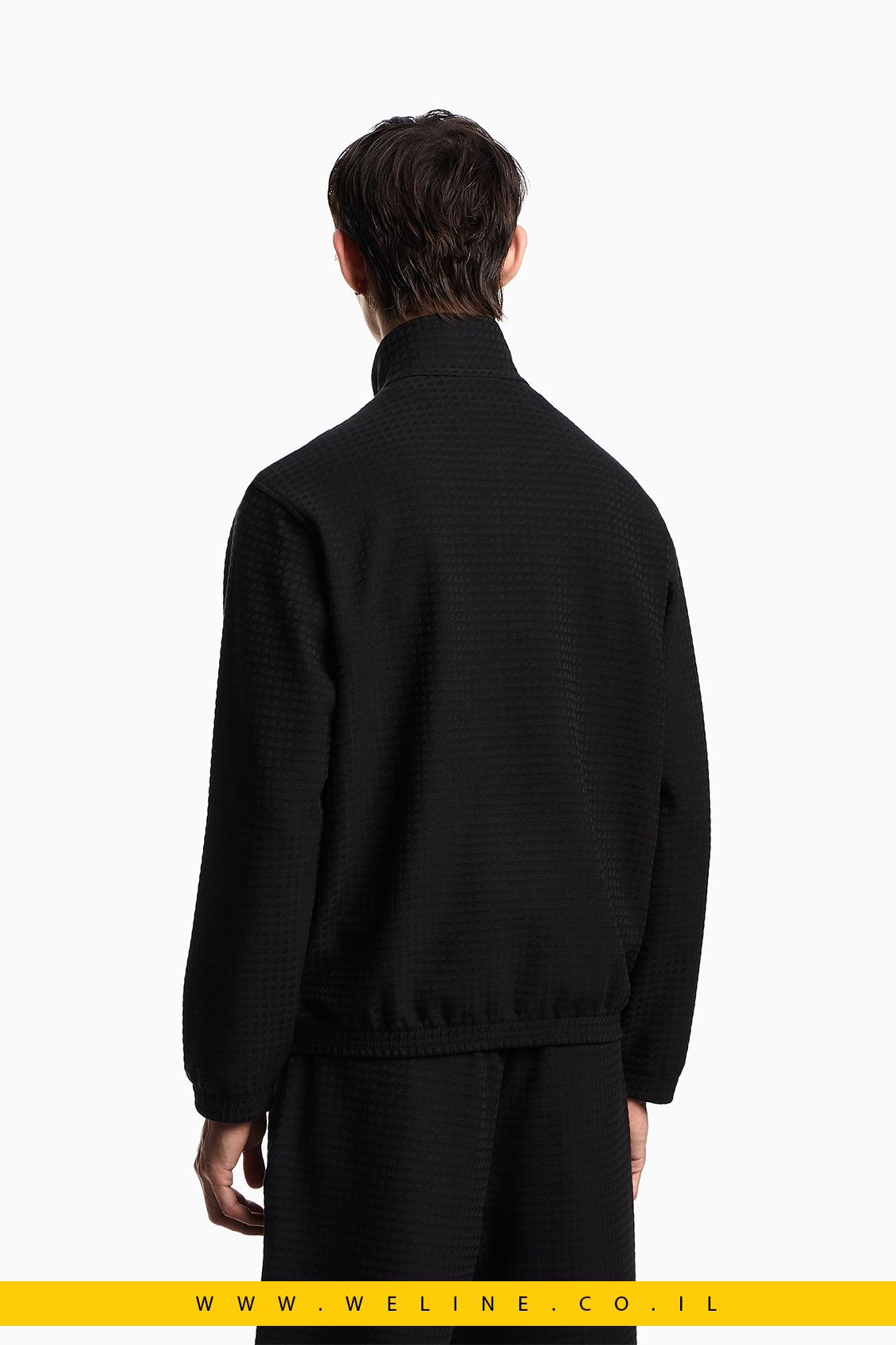 קפוצ'ון ASV עם רוכסן מלא מבד ג'אקארד תערובת ליאוסל