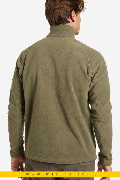 מעיל פליס לגברים Columbia Fast Trek™ II Full Zip בצבע ירוק – חימום עוצמתי ונוחות יומיומית