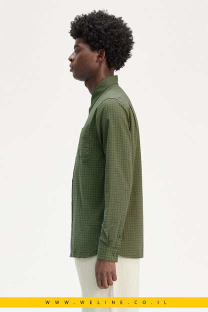 חולצת משבצות Grid Check מבית Fred Perry