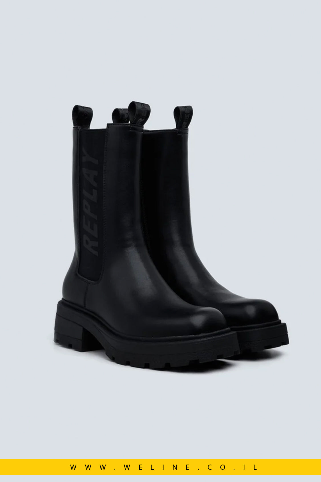 מגפי BRIGITTE CHELSEA לנשים – שחור