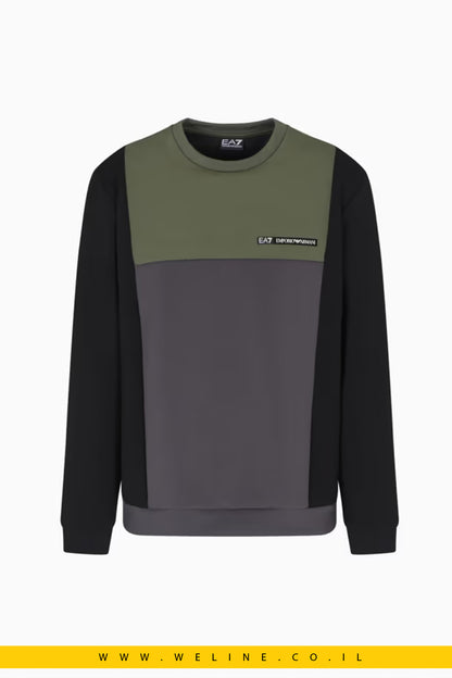 סווטשירט  Athletic Colour Block  – EA7 Emporio Armani