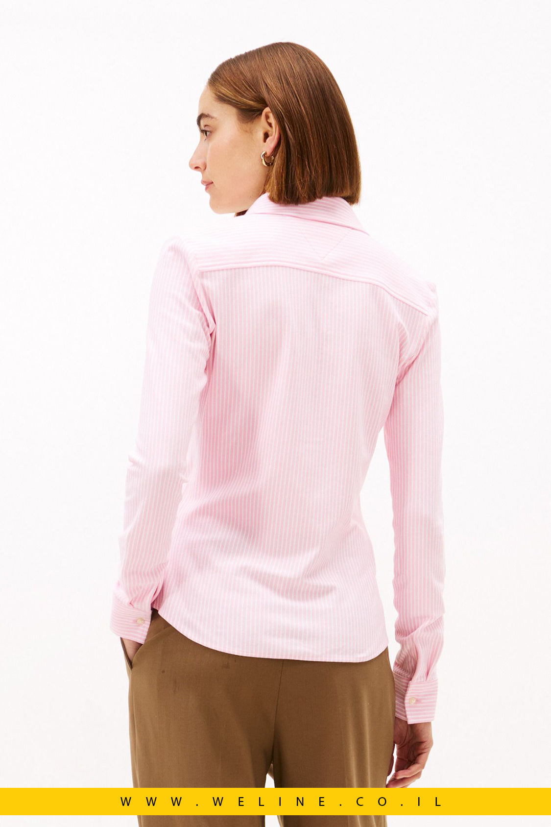 חולצת פיקה Slim Fit לנשים Tommy Hilfiger 1985 – טומי הילפיגר | Ithaca Stp