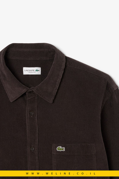 חולצת קורדורוי לגברים – Lacoste Regular Fit