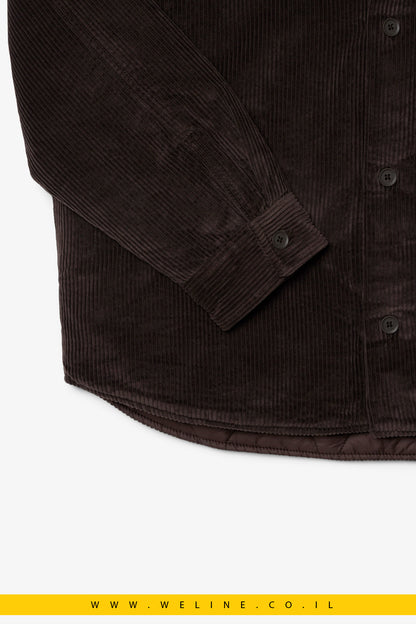 אוברשירט קורדרוי אוברסייז לגברים Lacoste – חום