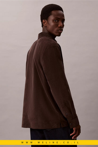 חולצת קורדורי מכופתרת לגברים – Calvin Klein