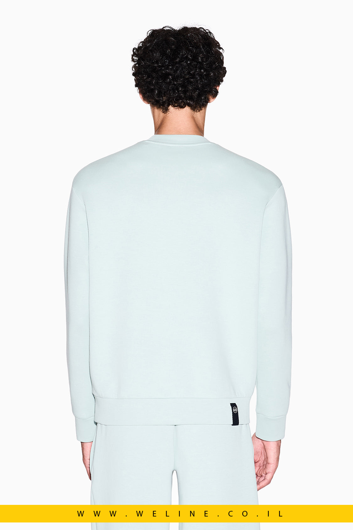 סווטשירט Crewneck Logo לגברים Armani Exchange
