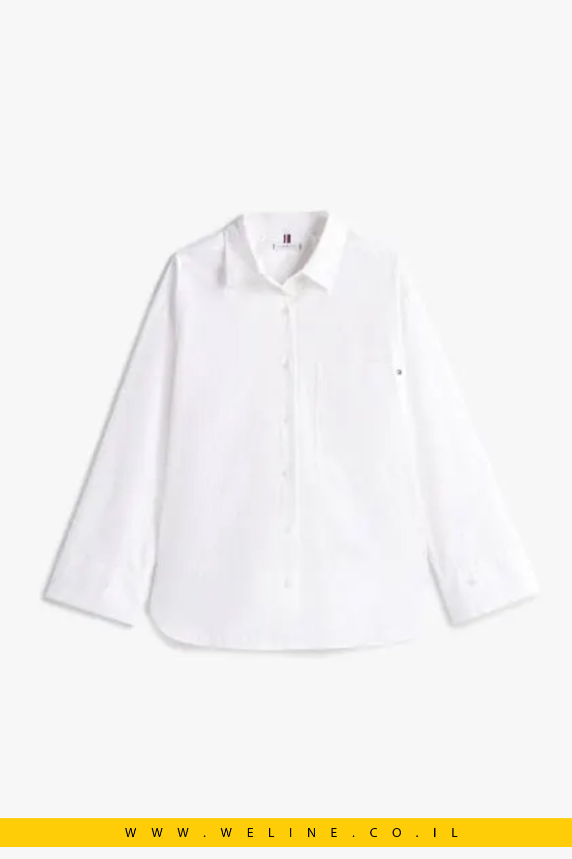 חולצת נשים Tommy Hilfiger Oversized Poplin