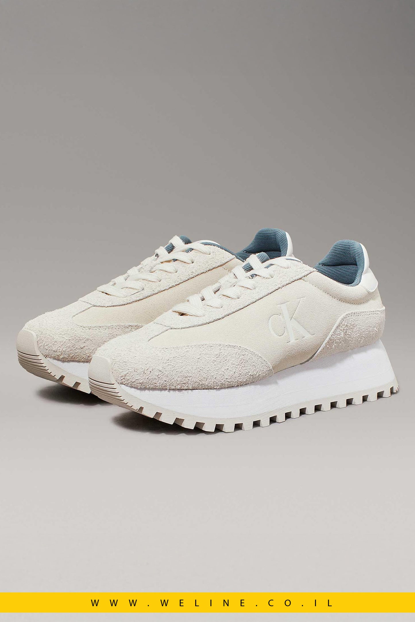 נעלי סניקרס לנשים Calvin Klein Runner Laceup