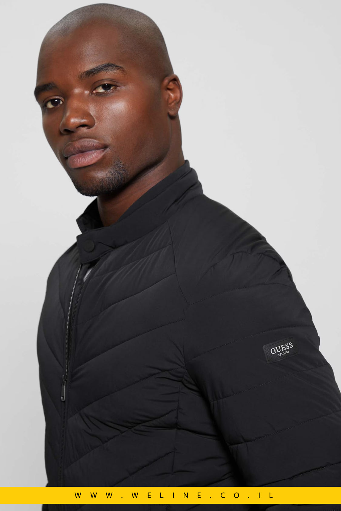 מעיל מרופד לגברים – Eco Stretch Nylon Padded Jacket