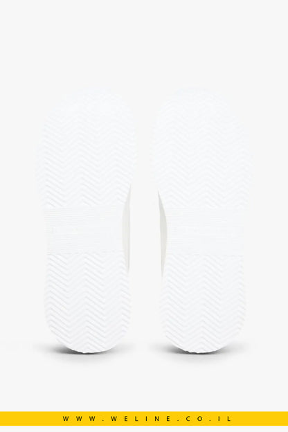 סניקרס עור לנשים Tommy Hilfiger Leather TH Monogram – צבע לבן