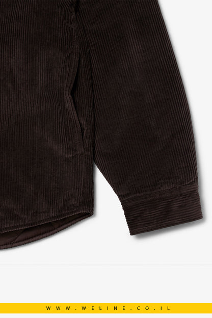 אוברשירט קורדרוי אוברסייז לגברים Lacoste – חום