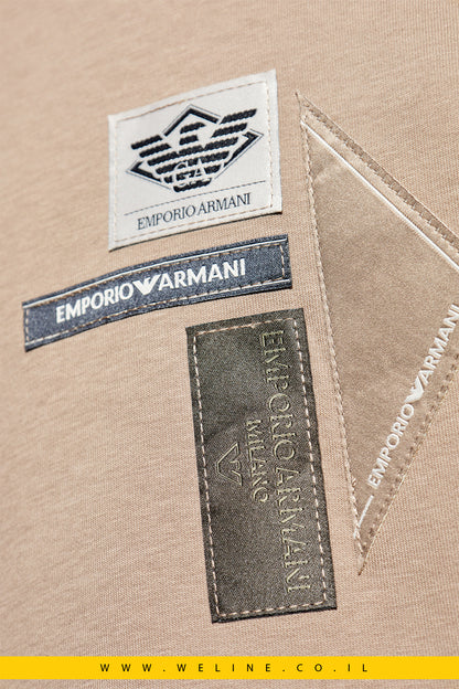 קפוצ׳ון עם פאץ׳ לוגו – Emporio Armani