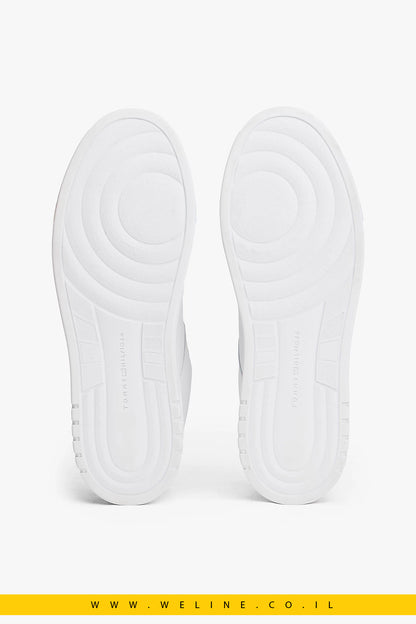 נעלי סניקרס עור לנשים Tommy Hilfiger – Leather Cupsole Trainers