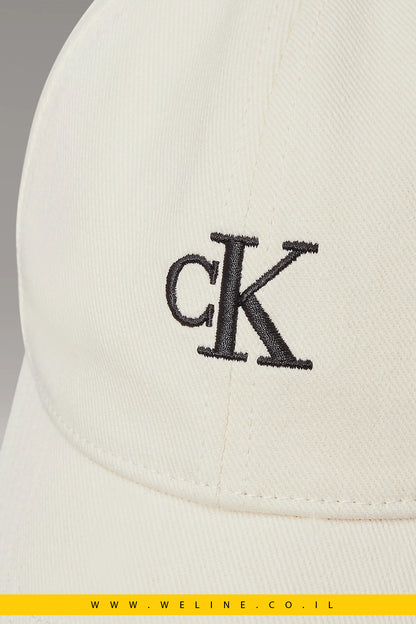 כובע טוויל ממותג עם לוגו רקום – Calvin Klein