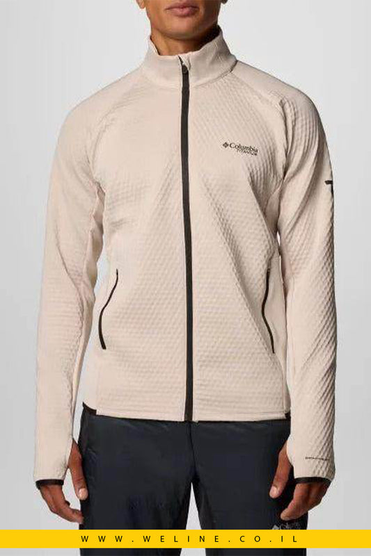 מעיל פליס לגברים - Crystal Leaf Omni-Heat Helix Full Zip