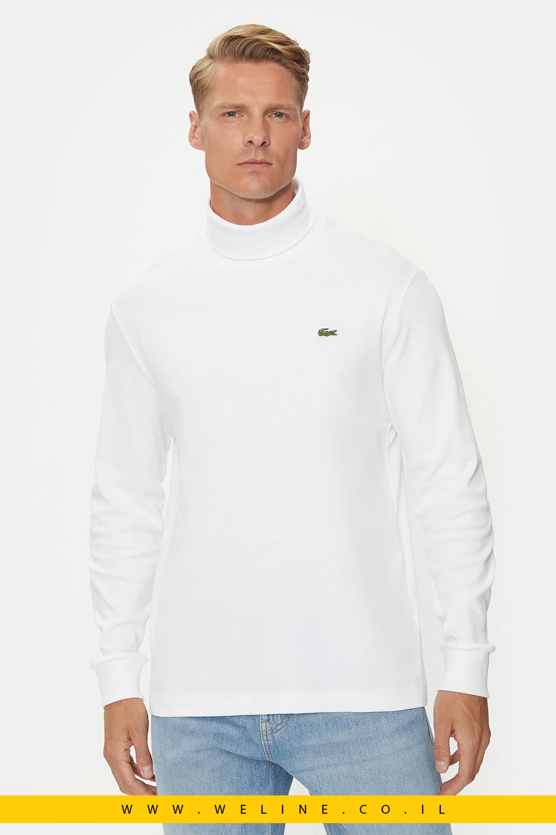 חולצת פולו Golf Slim Fit לגברים Lacoste