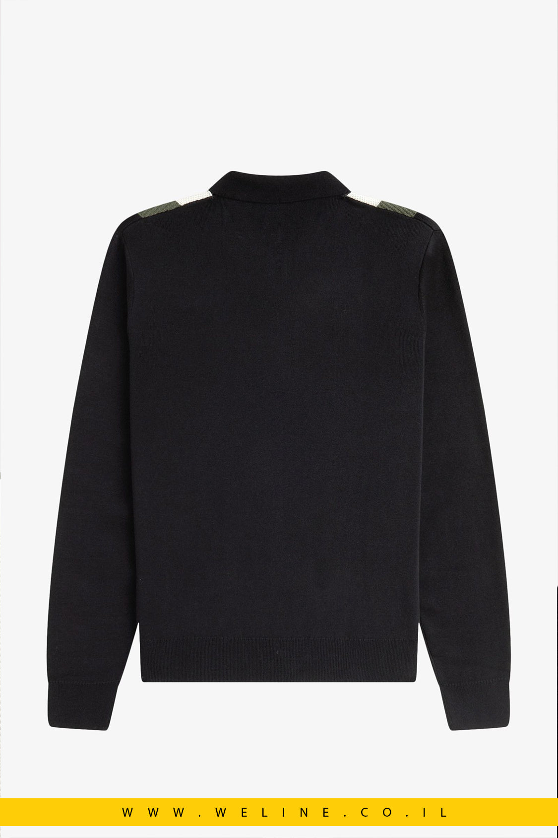 חולצת סריג רב־טקסטורות לגברים – Multi Texture LS Knitted Shirt