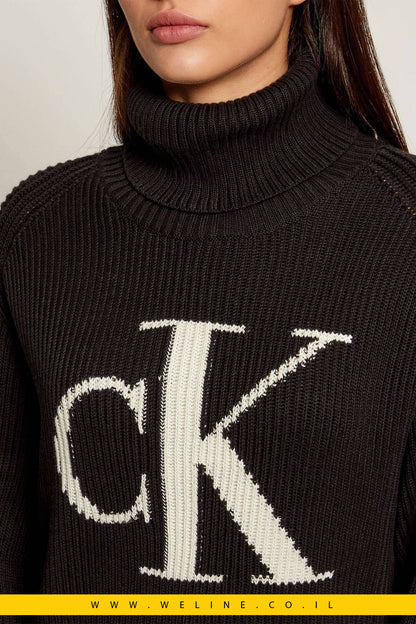 דולצ'ביטה נשים Calvin Klein Jeans – שחור בגזרת Loose Fit