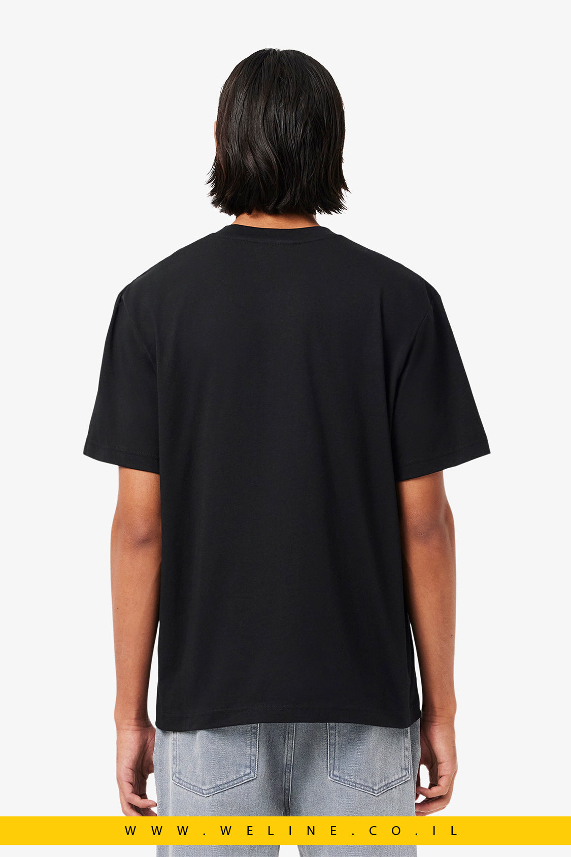 חולצת טי קלאסית לגברים מכותנה – Lacoste