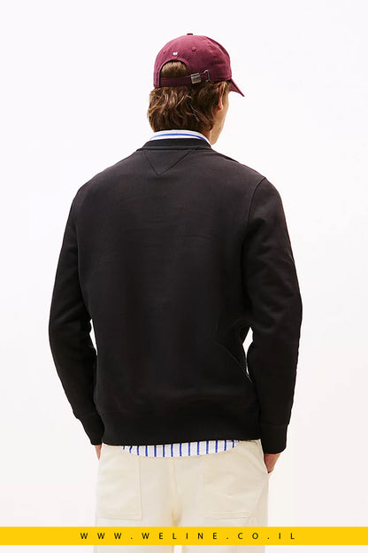 Arch Logo Terry Crew Neck Sweatshirt – סווטשירט קלאסי מבית Tommy Hilfiger