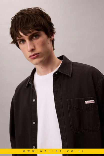 ג׳קט ג׳ינס במראה חולצה – Calvin Klein Jeans