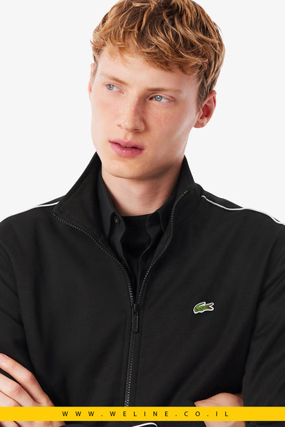 ג’קט ספורט Paris Piqué Zip Front לגברים Lacoste