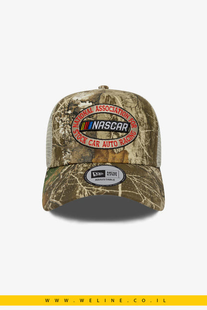 כובע New Era NASCAR Classics Camo E-Frame Trucker 9FORTY – עיצוב קמופלאז’ ספורטיבי