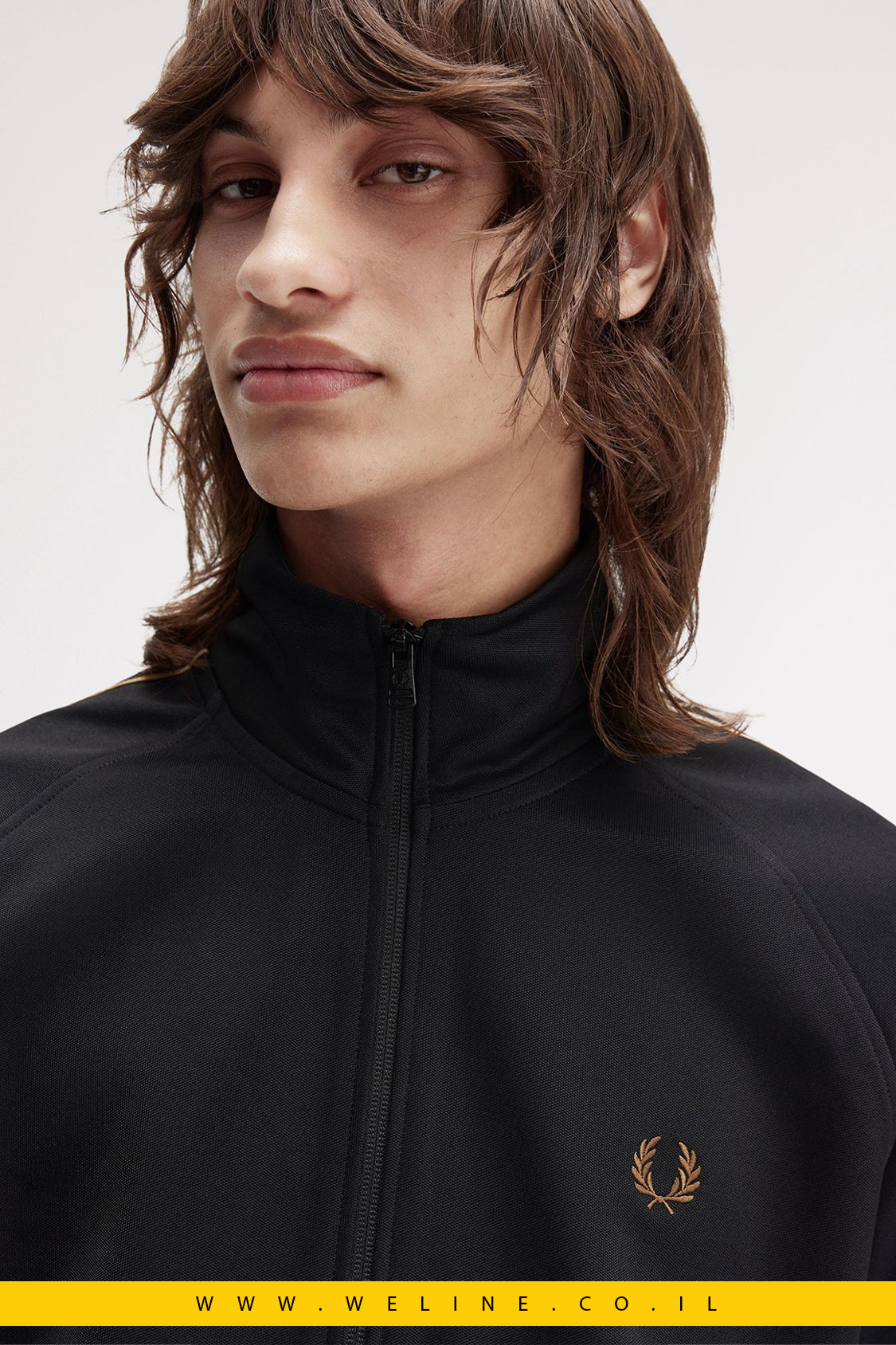 ג׳קט טרנינג עם פסי קונטרסט – Fred Perry