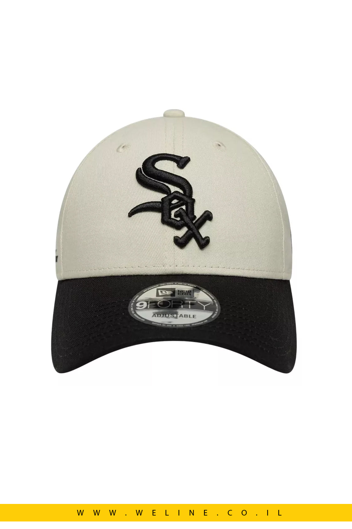 כובע New Era MLB Chicago White Sox Side Script 9FORTY – לבן | יוניסקס | מתכוונן