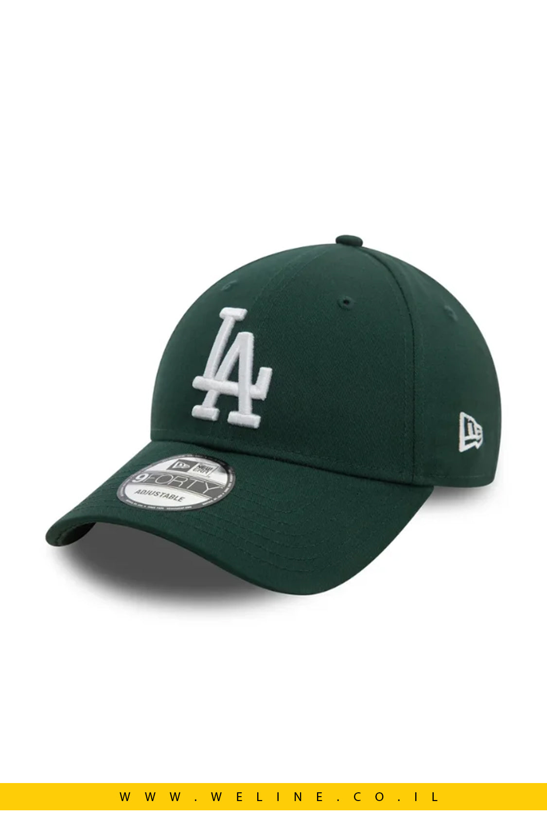 כובע מצחייה New Era League Essential 9FORTY LA Dodgers – ירוק | כותנה 100%