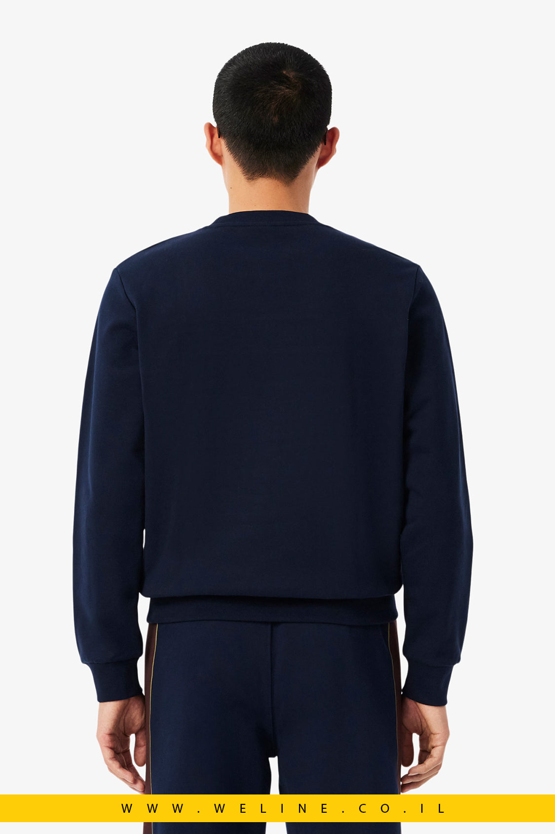 סווטשירט פליז Colour-Block לגברים Lacoste