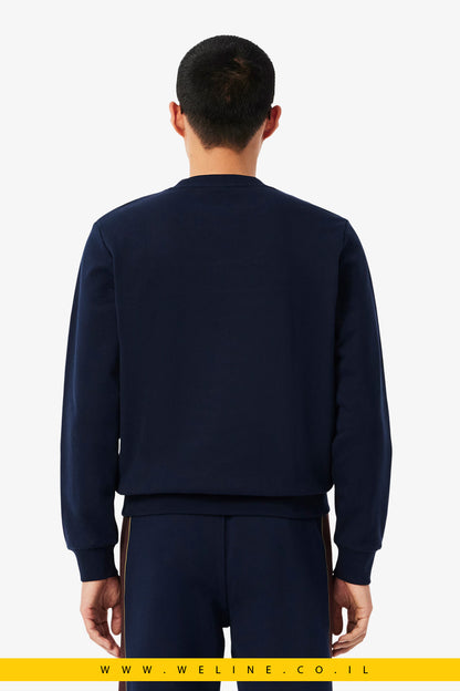 סווטשירט פליז Colour-Block לגברים Lacoste