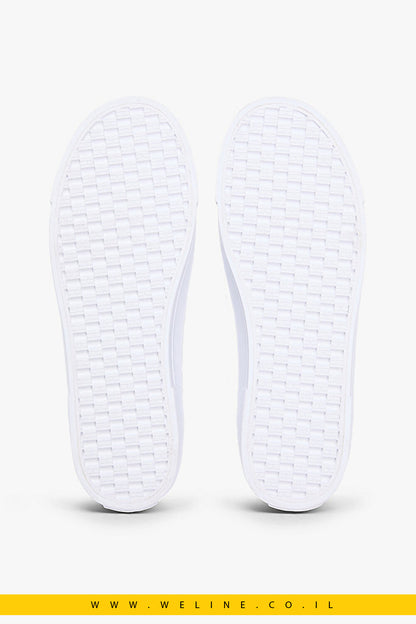 Tommy Hilfiger TH Foxing Platform Sneaker לנשים – צבע לבן