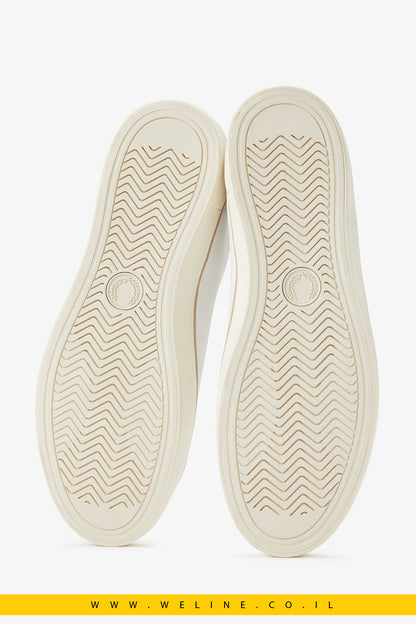 נעלי עור מרקם בסגנון טניס קלאסי לגברים – Baseline Leather