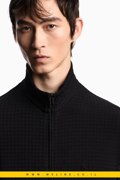 קפוצ'ון ASV עם רוכסן מלא מבד ג'אקארד תערובת ליאוסל