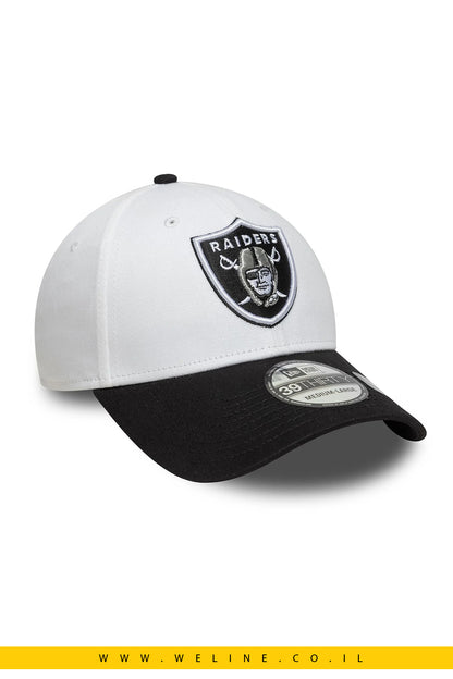 כובע New Era Las Vegas Raiders 39THIRTY Stretch Fit – לבן | NFL Official