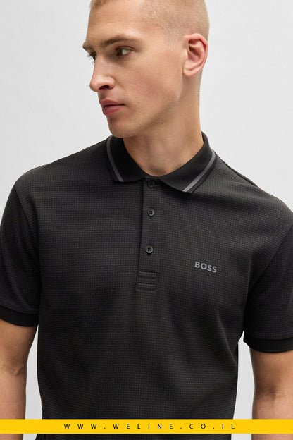 חולצת פולו מבד ג'קארד כותנה – PADDY POLO SHIRT